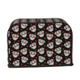 thumbnail image 2 of Fotbe colorful Skull dog flower for Two Slice Toaster Cover, Fingerprint Protector, Super Soft Appliance Cover And Dust Cover,Bread Dust Cover & Fingerprint Protection, 2 of 7