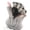 Grey, variant on Furry Animal Claw Gloves for Halloween Werewolf Dragon Wolf Hands Hairy Paw Accessories Cosplay Party Beast Monster Faux Fur Gloves for Adults 1 Pair, Grey,A