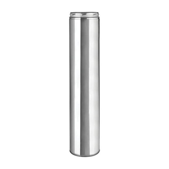 Selkirk  8 in. Dia. x 24 in. L Stainless Steel  Chimney Pipe