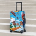 thumbnail image 2 of Lsque Mario Printed Luggage Cover, Travel Luggage Protector,Scratch and Dirt Resistant, Fits 18-32 Inch Luggage - Large, 2 of 9