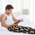 thumbnail image 5 of Pofeuu French Bulldog Print Men's Pajama Pants, Soft Lounge Pajama Pants with big pockets for Men Plaid Pj Bottoms-XX-Large, 5 of 6