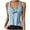 Blue, variant on Ndbuld Women's Ribbed Sleeveless Tank Top Women's Casual Sleeveless T-shirt with Solid Button Top Great Gifts for Less White XL