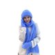 thumbnail image 2 of Sunloudy - Guantes tejidos para mujer, gorro, bufanda, suave, cálido, para invierno, color sólido, accesorios de moda para clima frío Sunloudy  moda, 2 of 8