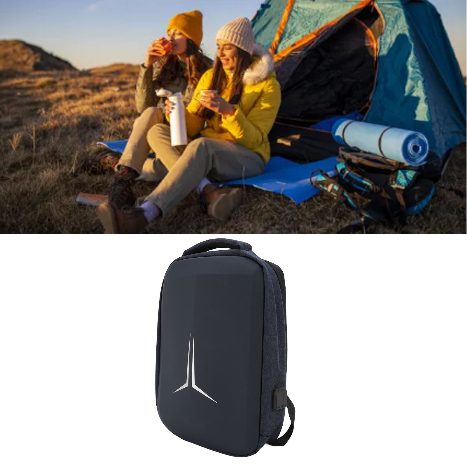 Mini Sac de Voyage, Étui Étanche avec Port de Charge USB, Sac à