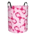 thumbnail image 2 of Gaeub Breast Cancer Ribbons Awareness Dirty Clothes Storage Basket, Toy Storage Bin for Storing Clothing, Diapers, Toys - Medium, 2 of 8