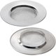 thumbnail image 3 of Set of 2 Sink Strainers, Stainless Steel, 7.5cm Drain Strainer, Hair Strainer, Shower Sink, Sink Strainer Strainer, 3 of 4