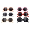 thumbnail image 2 of Gafas de sol,6PCS Gafas de sol para niños Gafas de sol poligonales coloridas Gafas de sol para niños Innovación moderna, 2 of 9