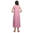 thumbnail image 3 of Moomaya Nuisette Unie Sans Manches pour Femmes, Soins Infirmiers, Vêtements de Nuit pour Femmes, 3 of 6