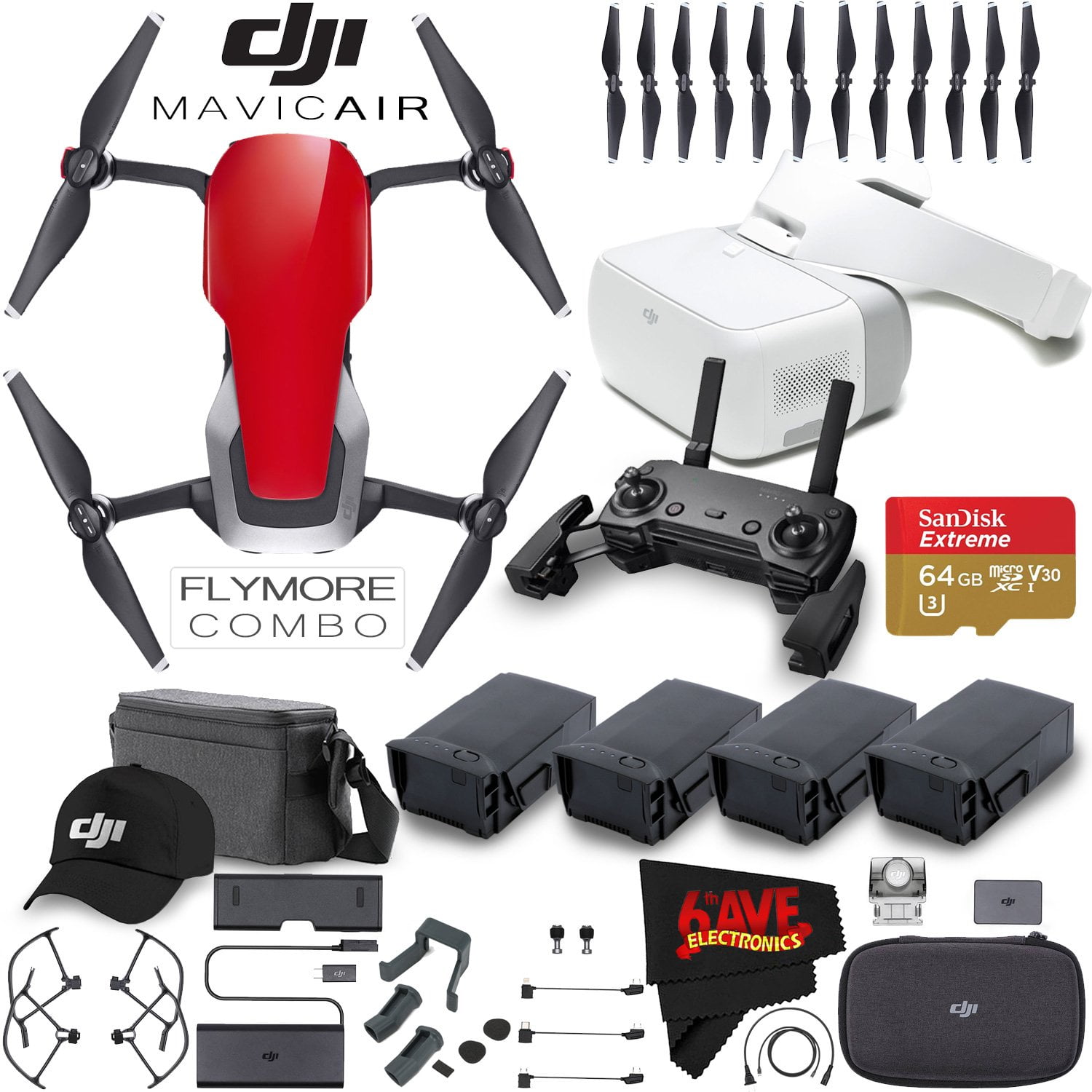 Mavic Air Flame Red Fly More Combo