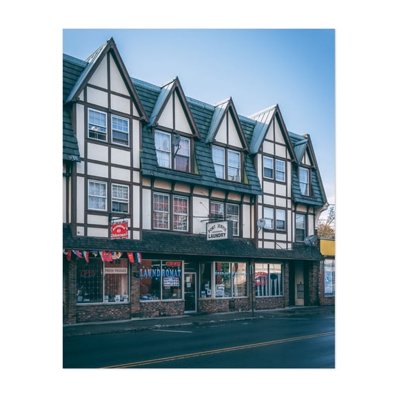 Laundry, Port Jervis - Port Jervis New York Photography Unframed Wall Art Print 8 x 10 inches