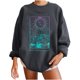 thumbnail image 1 of Sudadera extragrande de lana de manga larga con cuello redondo y estampado suelto para mujer Pompotops gfhjh17571, 1 of 7