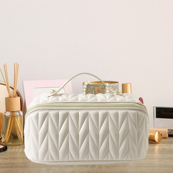 Bolsa de viaje para cosméticos, organizador de cosméticos de viaje, portátil, multiusos, resistente al agua, organizador de maquillaje para viajes de