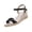 Summer Sandals # A01 Black, variant on Summer Shoes for Women Wedge Sandals Open Toe Slide On Espadrilles Thick Sole Mules Casual Slip On Walking Shoes for Outdoor Travel Daily Wear
