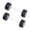 Silver, variant on Dualoai 2x 1/64 Scale Wheels with Miniature Roll Shaft Toys for Car Models Boys Accs Black