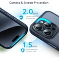 thumbnail image 5 of Designed for iPhone 15 Pro Case, [Compatible with Magsafe] Super Soft Silicone Shockproof Phone Case Cover for iPhone 15 Pro 6.1 inch, Blue, 5 of 6