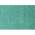 thumbnail image 1 of Ahgly Company Machine Washable Indoor Rectangle Solid Turquoise Blue Modern Area Rugs, 5' x 7', 1 of 4