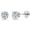 White Gold, variant on 2.00 Cttw IGI Certified Lab Grown Diamond Stud Earrings for Women in 14K Yellow Gold | Round Cut 1.00 Ct Each | VS1 Clarity | E-F Color