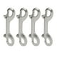 thumbnail image 1 of 4PCS Double Ended Bolt Snap Hooks Marine Grade 316 Stainless Steel B Shape Chain Clip for Ropes Chains Straps Length: 100mm/3.93in, Bearing: 90kg/198.41lb, 1 of 9