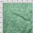 thumbnail image 3 of oneOone Polyester Spandex Sea Green Fabric Asian Floral Craft Projects Decor Fabric Printed By The Yard 56 Inch Wide, 3 of 5