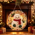 thumbnail image 4 of DIY Christmas Pearl Diamond Painting Kit, Christmas Pearl Beads Hanging Suncatcher Ornament, Handmade Holiday Acrylic Sun Catcher Pearl Beads Craft Set for Wall Window Decor, 4 of 8