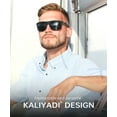 thumbnail image 5 of KALIYADI Polarized Sunglasses for Men and Women,Mens Classic Square Sun Glasses with UV Protection for Driving Fishing Golf(3 Pairs), 5 of 8