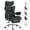 Black, variant on CONCETTA Ergonomic Big and Tall Office Chair, Scratch-Resistant PU Leather Executive Desk Chair with Spring Lumbar Support Gray