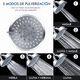 thumbnail image 3 of "Cabezal De Ducha Alta Presión Ajustable De Acero Inoxidable plata ", 3 of 5