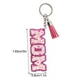 thumbnail image 3 of YYKihy Mom Acrylic Keychain Ring With Tassel Birthday And New Mom Gifts For Women Keyring Holder For Car House Or Apartment Keys, 3 of 4