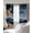 Brown Turquoise, variant on Navy Blue Brown Blackout Curtains for Bedroom/Living Room, Thermal Insulated Kitchen Curtains, Vintage Modern Art Abstract Grommet Darkening Window Treatment Drapes 42"x84"x2