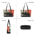 thumbnail image 6 of FORMRS Canvas Laptop Tote Bag for Women with 15.6" Computer Compartments Shoulder Handbag, Illusionary Boat, 6 of 7