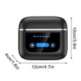 thumbnail image 4 of Xihbxyly Auriculares Bluetooth V8 con Pantalla Led: Auriculares Inalámbricos con Cancelación de Ruido, Batería de Larga Duración, Resistentes Al Agua, Ajuste Cómodo, Sonido Envolvente y Pantalla a Co, 4 of 7