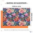 thumbnail image 6 of Yayeee Doormat for Inside 20"x32" Absorbent Low-Profile Washable Non-Slip Rubber Backed Entryway Rug, Vibrant Pink Floral Pattern, 6 of 8