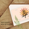 thumbnail image 3 of License Plate, Sun inspired "Be the Light" Decorative Front,Personalized Stainless Steel License Plate Cover For Men Women,12.2" X 6.2", 3 of 7
