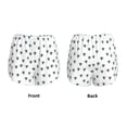 thumbnail image 3 of Gukieu Turtle Print Women's Sports Shorts with Drawstring Elastic Waistband for Running, Yoga, Fitness-X-Large, 3 of 7