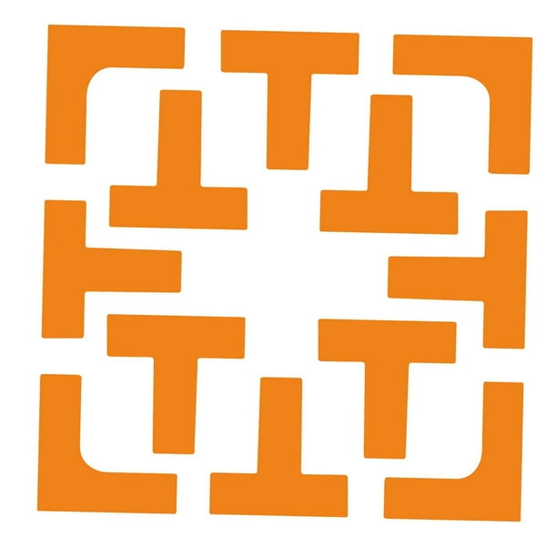 Juego de marcado de canchas, marcado de líneas de cancha, marcas de lanzamiento de canchas de tenis, equipo de marcado de líneas para actividades depo Naranja