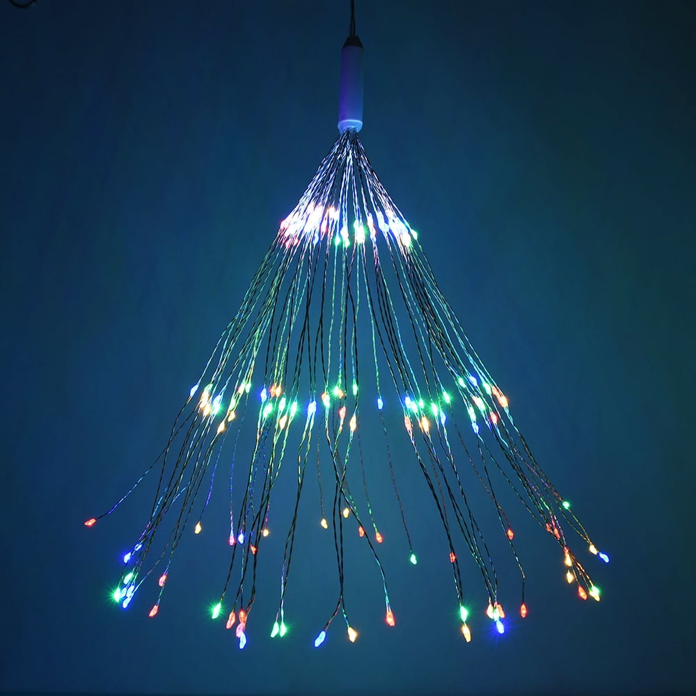 Rosnek LED Christmas Lights, Fairy Firworks Light String, 100/120/150