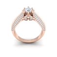 thumbnail image 3 of Natural 1.2ct Round Cut Diamond Prong Ladies Solitaire Bridal Engagement Ring Solid 10K Gold GH SI1, 3 of 3