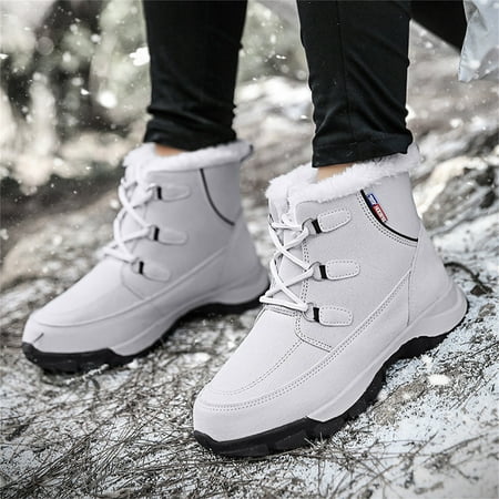 

Ladies Cotton Shoes Outdoor Warm Non Slip Mountaineering Casual Snow Boots