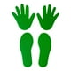 thumbnail image 2 of 4 piezas de juguetes educativos de huellas de manos, juguetes de entrenamiento sensorial, marcadores deportivos Verde, 2 of 9