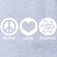 thumbnail image 2 of CafePress - Peacelovescience2 - Cute Infant Baby Football Bodysuit, 2 of 3