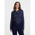 thumbnail image 2 of Scenario Women's and Women's Plus Rib Henley with Long Sleeves, Sizes XS-4X, 2 of 6