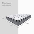 thumbnail image 2 of Colchon Individual Semi Firme +  Almohada Restonic + Box Individual, 2 of 13