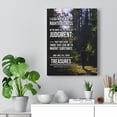 thumbnail image 5 of Scripture Walls Paths of Judgment Proverbs 8:20 Bible Verse Canvas Christian Wall Art Ready to Hang Unframed, 5 of 9