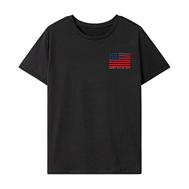 Camiseta de mujer Ropa de moda de verano Camiseta con cuello redondo para viajes en la calle Camping Negro