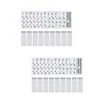 thumbnail image 6 of 2 Count Keyboard Labels Stickers Laptop Computer Keyboards Letter, 6 of 8