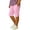 0320b Pink, variant on White Shorts Boys 8-10 Girls Shorts Casual Floral Printed Short Pants Summer Ruffle Beach Shorts with Pockets Size 4-15