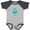 Baseball Heather and Navy, variant on Inktastic Blue Monster Boys or Girls Baby Bodysuit