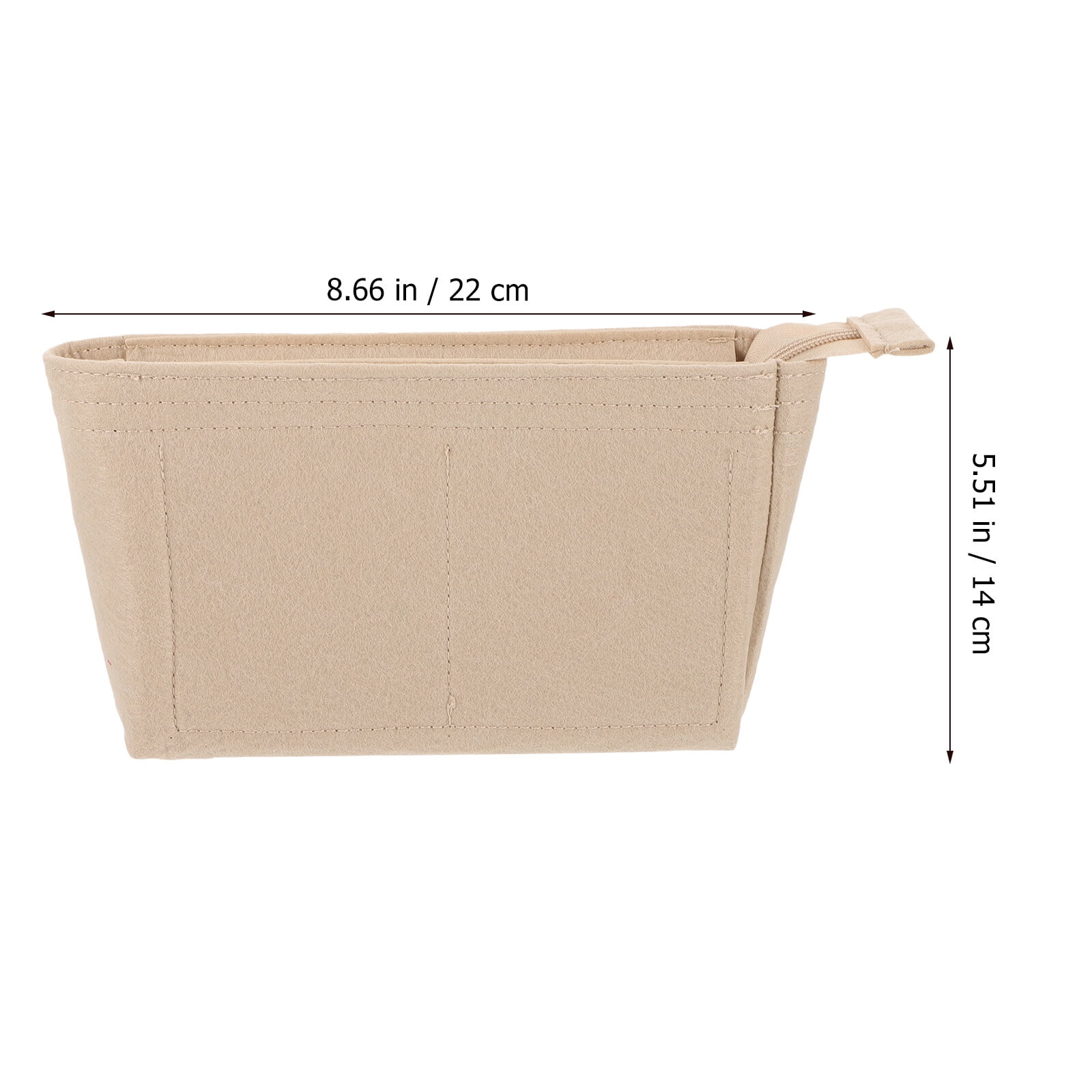 2pcs Purse Organizer Inserts Insert Bag Organizer Small Handbag Purse Insert Purse Felt Inserts