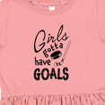 thumbnail image 4 of Inktastic Girls Gotta Have Goals Hockey Player Girls Toddler Dress, 4 of 5