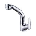 thumbnail image 1 of Lift & Pull Out Kitchen Faucets with 2 Spray Modes 360°Swivel Bathroom Basin Sink Faucets, 1 of 8